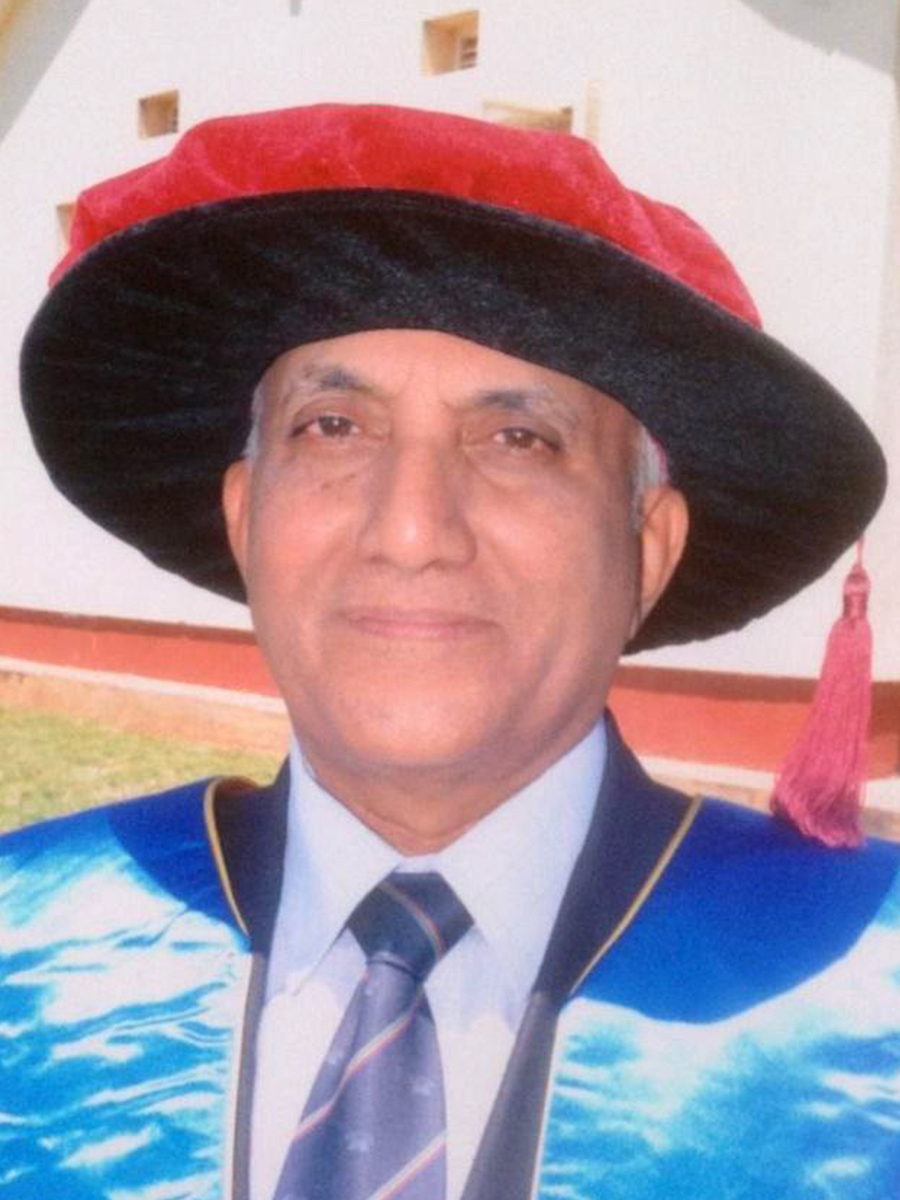 Prof. Dr. Raju Chandrasekar - Africa Education Trust Fund (AETF)